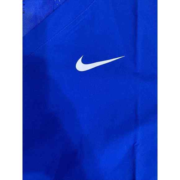 Nike Men's Baseball Pullover Jacket Windbreaker Short Sleeve Blue NEW $85 Small‎ - Picture 3 of 8